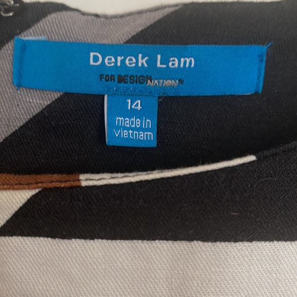 Derek Lam geometric shift dress size 14 Runs small! - Picture 2 of 5
